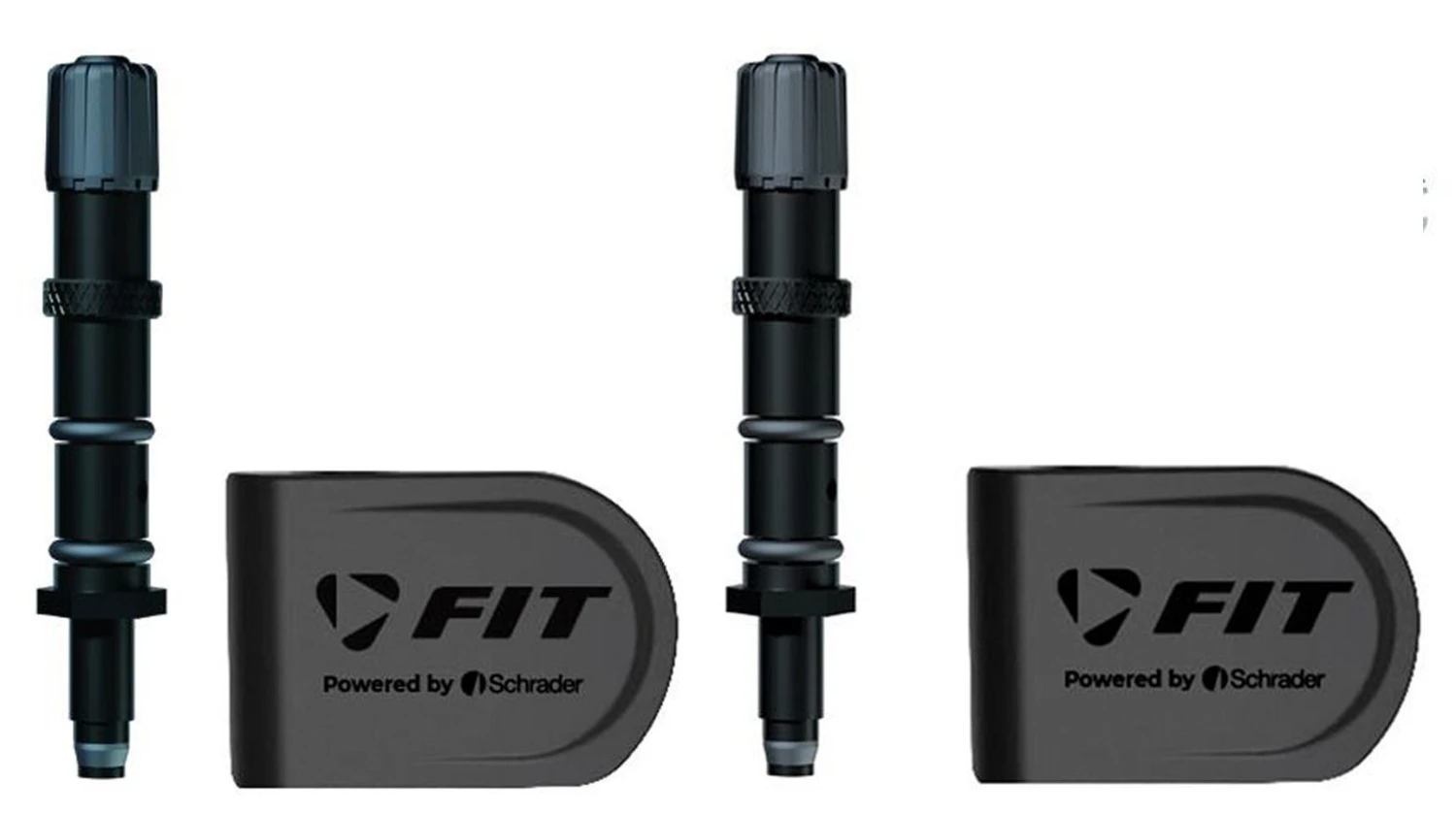Biketec Reifendrucksensor FIT AV / Autoventil / Schrader 2er Set Für Vorder- Und Hinterrad 3 Biketec Reifendrucksensor FIT AV / Autoventil / Schrader 2er Set Für Vorder- Und Hinterrad