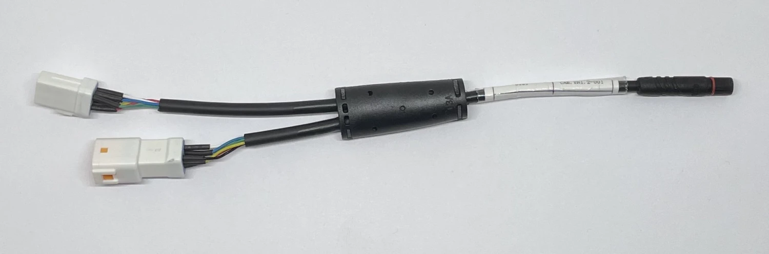 Biketec Y-Kabel Für Nodes FIT 2.0 YN1.2 Mit Higo-Stecker 50-75-50mm 4 Biketec Y-Kabel Für Nodes FIT 2.0 YN1.2 Mit Higo-Stecker 50-75-50mm – Bild 2