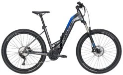 Bulls E-Stream Evo-1 27½+ 10-Gang 2021 -Fahrradteile Geschäft Bulls Stream Evo 1 27.5 2021 Damen Unisex Tiefeinstieg black chrome mat anodized blue grau anthrazid blau 747 748 749 10841 10846 10851