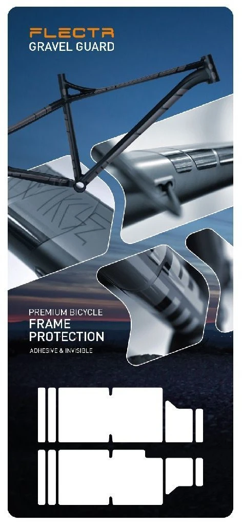 FLECTR Rahmenschutzfolie Gravel Guard MTB Federgabel Protector KIT 3 FLECTR Rahmenschutzfolie Gravel Guard MTB Federgabel Protector KIT