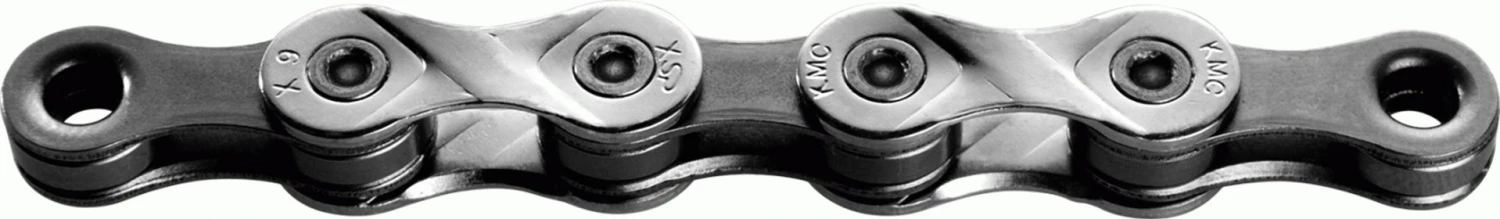 KMC X9 Silber-grau 9-fach 114 Glieder 3 KMC X9 Silber-grau 9-fach 114 Glieder