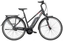Pegasus Premio-E8F Sport 2018 -Fahrradteile Geschäft Pegasus Premio E8F Sport 2018 Damen Trapez schwarz matt grau rot 784 23645 785 23645