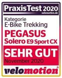 Pegasus Solero-E9 Sport CX 2021 -Fahrradteile Geschäft Pegasus Solero E9 Sport CX 2021 Test Velomotion