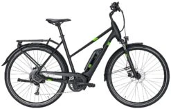 Pegasus Solero-E9 Sport CX 2021 -Fahrradteile Geschäft Pegasus Solero E9 Sport CX 2021 Damen Trapez black schwarz matt gruen lime 734 735 13245 13250 13255