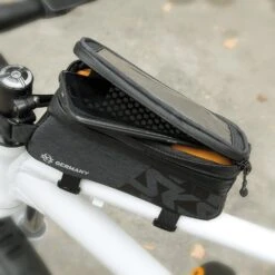 SKS Oberrohrtasche Traveller Smart Mit Abnehmbarem Smartphonefach -Fahrradteile Geschäft SKS Oberrohrtasche Traveller Smart schwarz 11516 4002556897406 c
