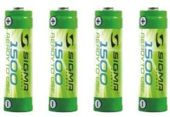 Sigma Smilux / Pava / Lightster Akku-Set Ni-MH-RTU (4 Stück AA Mit Je 1500mAh) Ausverkauft !