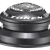 Token Press Fit Tapered 1 1/8" - 1.5" TK035A Mit Industrielagern Ø Unten 56mm 1 Token Press Fit Tapered 1 1/8" - 1.5" TK035A Mit Industrielagern Ø Unten 56mm -Fahrradteile Geschäft Steuersatz Token TK035A semi integriert tapered 56mm 44mm 40mm schwarz