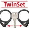 ABUS Phantom Twin-Set 2x 8960/ 85 EC Tex-FL -Fahrradteile Geschäft TwinSet